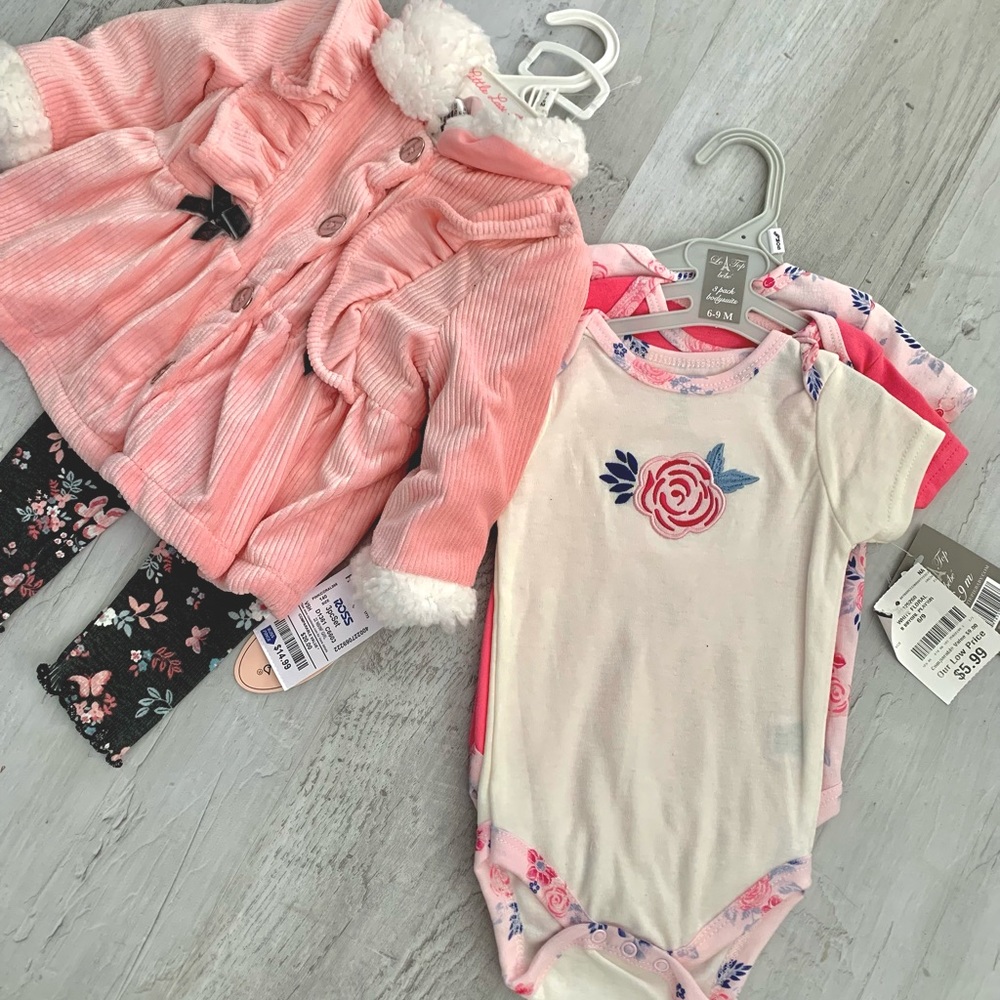 NWT Baby Girl Clothes Lot